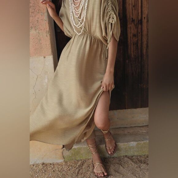 ZARA MIDI TUNIC DRESS - Picture 4 of 10